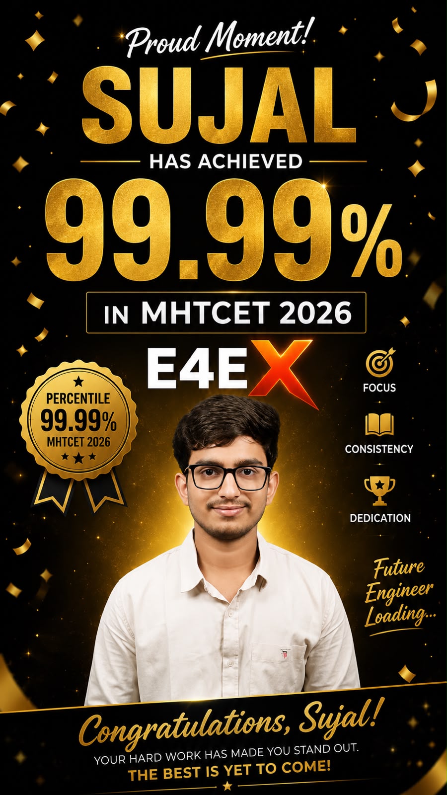 MHT-CET 2026 achiever result 1