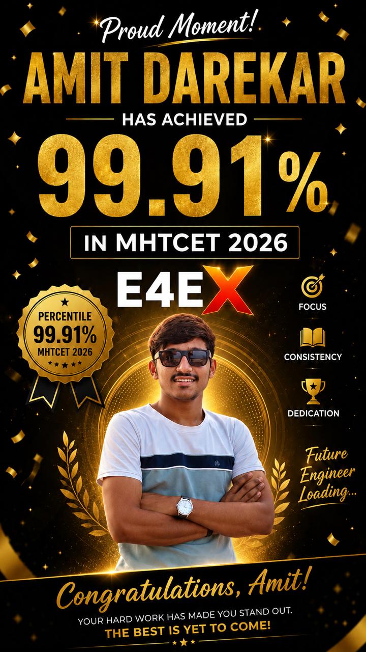 MHT-CET 2026 achiever result 4