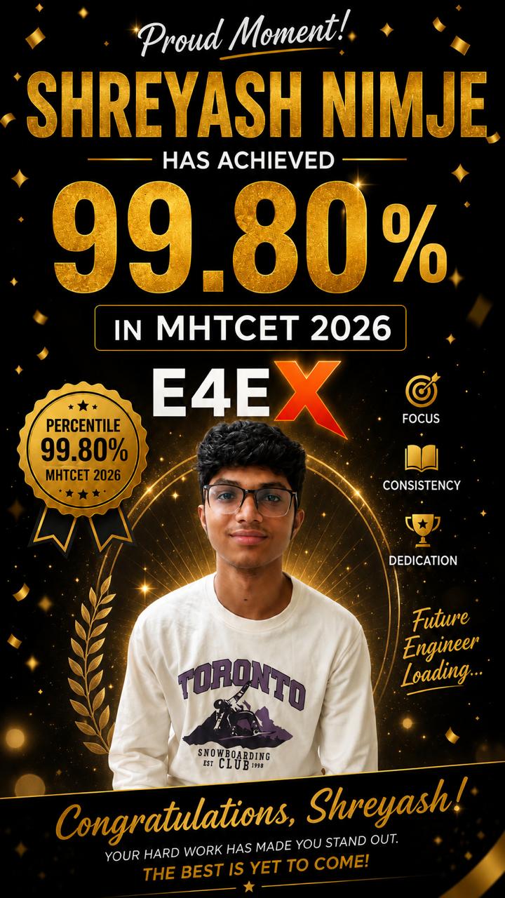MHT-CET 2026 achiever result 6