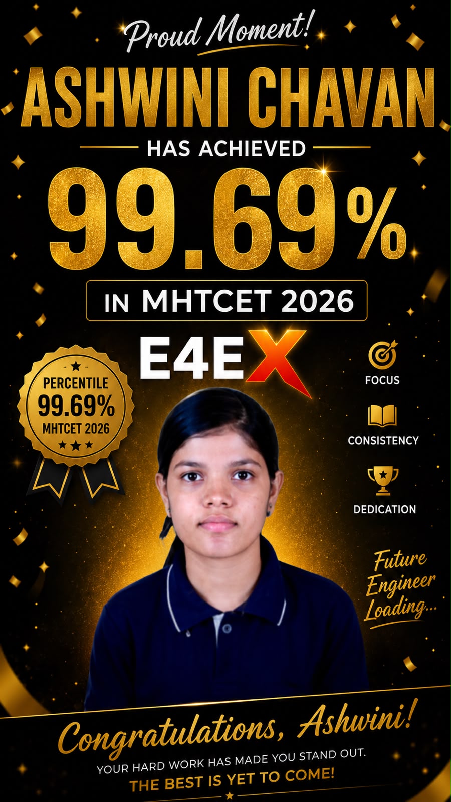 MHT-CET 2026 achiever result 8